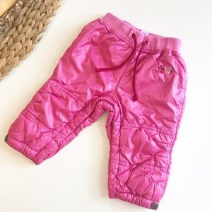• Baby Gap Pink Snow Pants • 6-12m